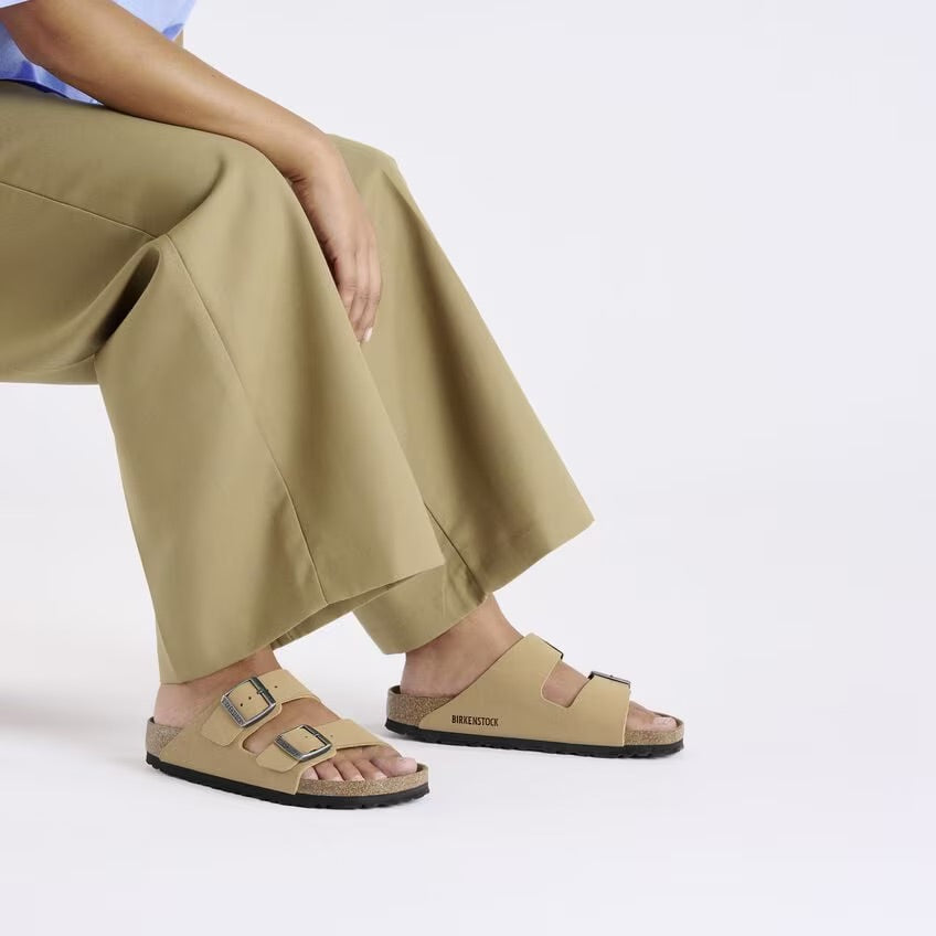 Birkenstock 1029170 Arizona Birko-Flor Birkibuc Latte Cream