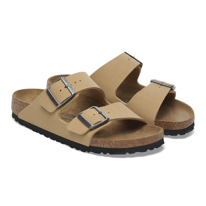 Birkenstock 1029170 Arizona Birko-Flor Birkibuc Latte Cream