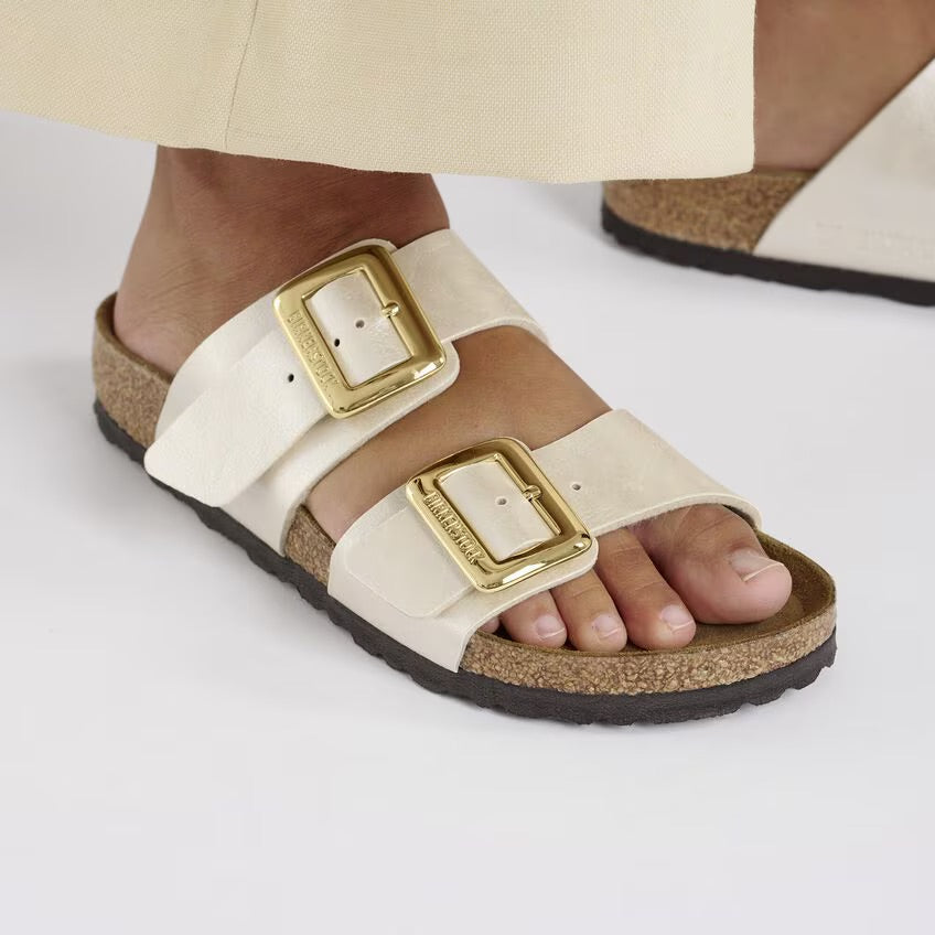 Birkenstock 1029463 Sydney Birko-Flor Graceful Pearl White