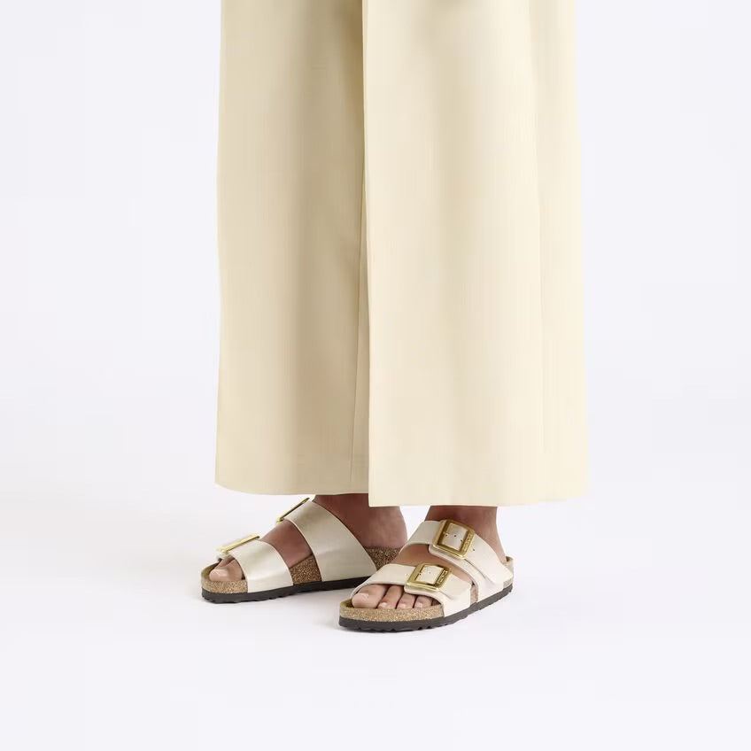 Birkenstock 1029463 Sydney Birko-Flor Graceful Pearl White