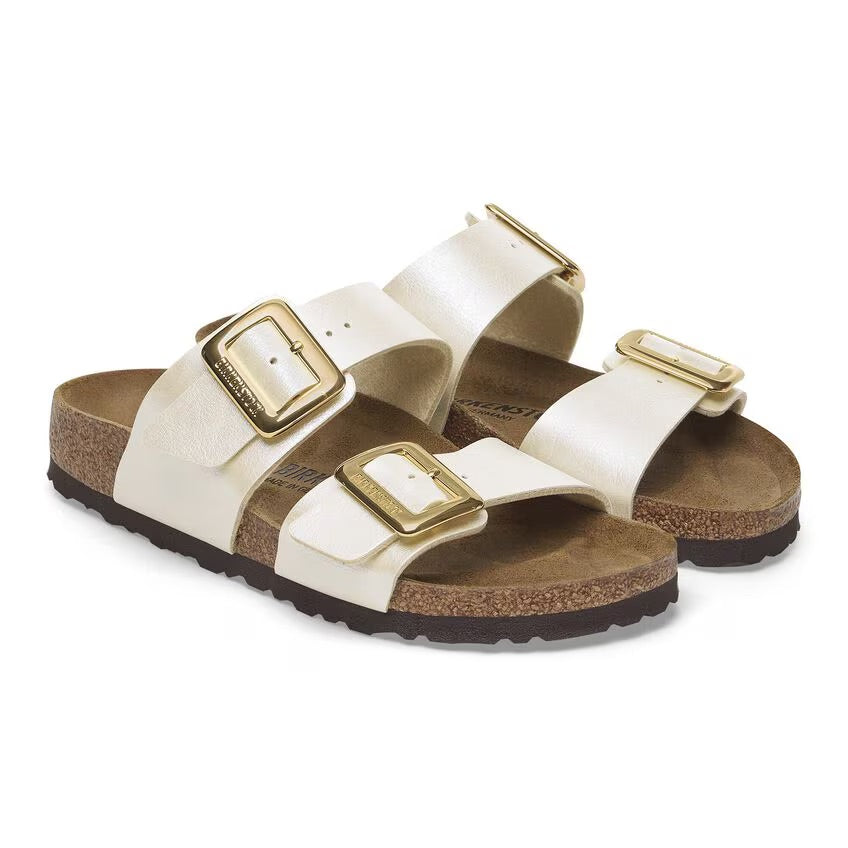 Birkenstock 1029463 Sydney Birko-Flor Graceful Pearl White