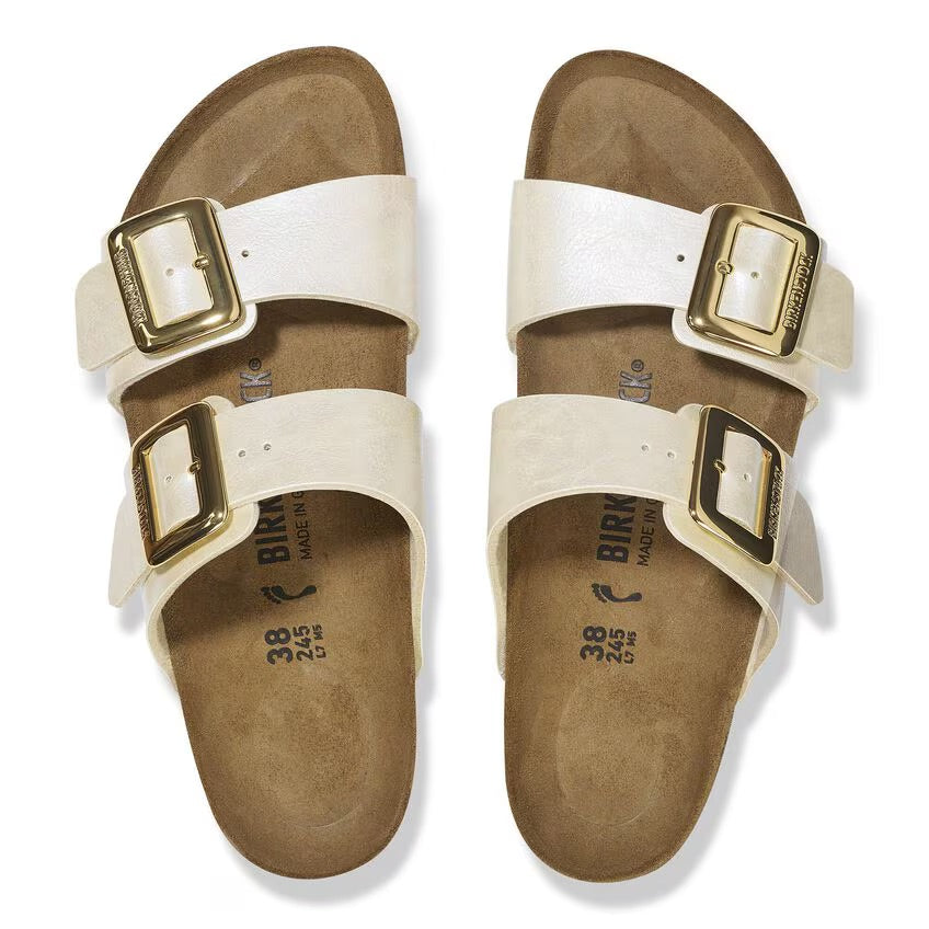 Birkenstock 1029463 Sydney Birko-Flor Graceful Pearl White
