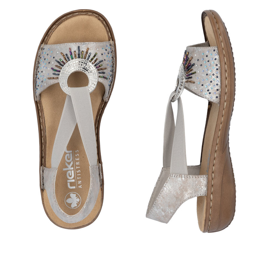 Rieker 60880 90 Rose Metallic