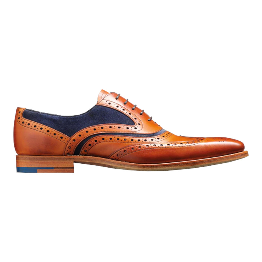 Barker McClean Cedar Blue Suede
