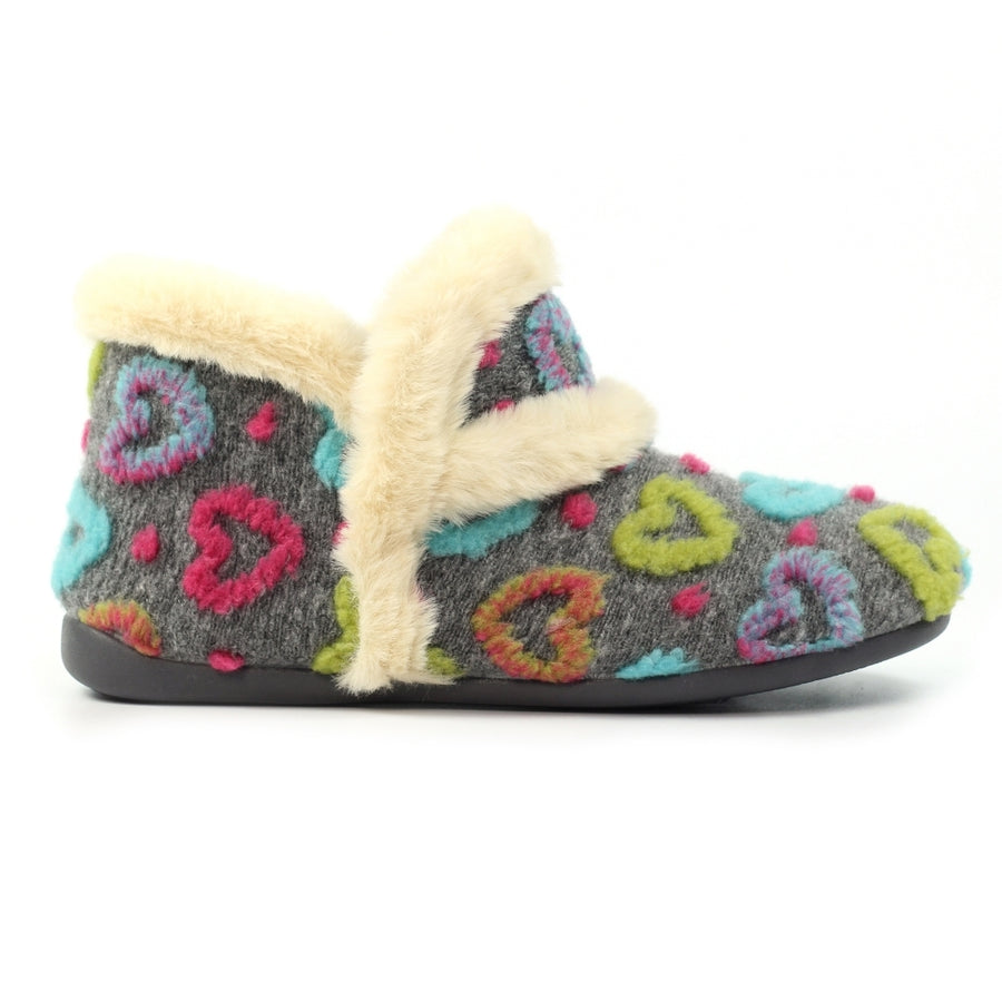 Lunar KLA234 GR Angel Grey Boot Slipper