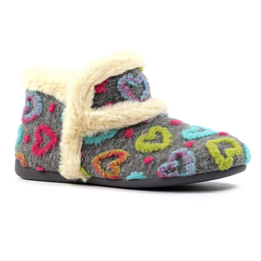 Lunar KLA234 GR Angel Grey Boot Slipper
