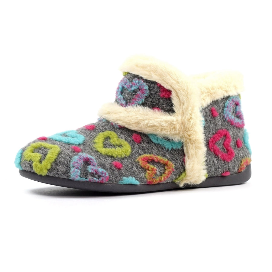 Lunar KLA234 GR Angel Grey Boot Slipper