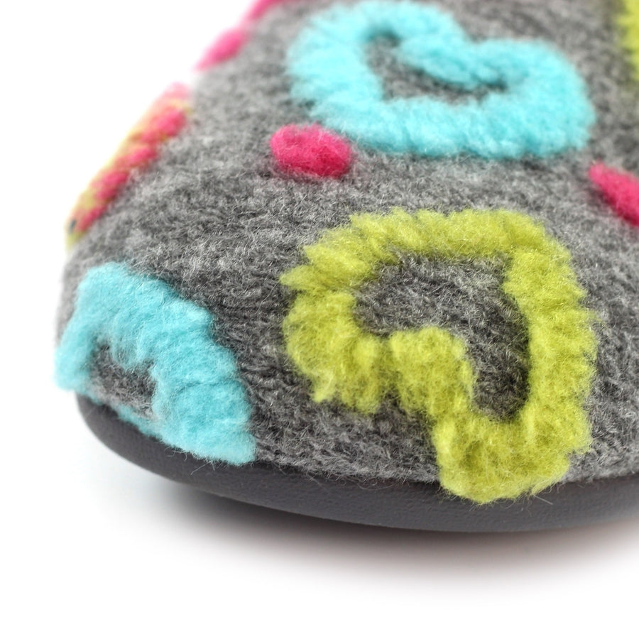 Lunar KLA234 GR Angel Grey Boot Slipper