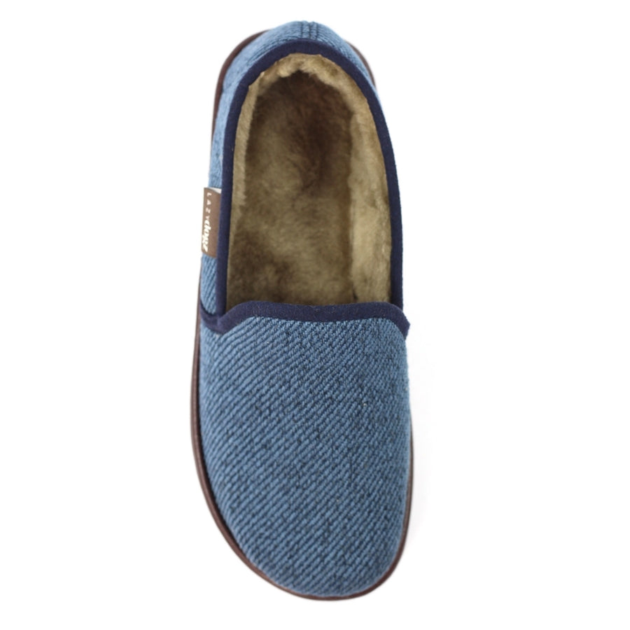 Lazy Dogz KMD 113 BL Oliver Navy Slipper