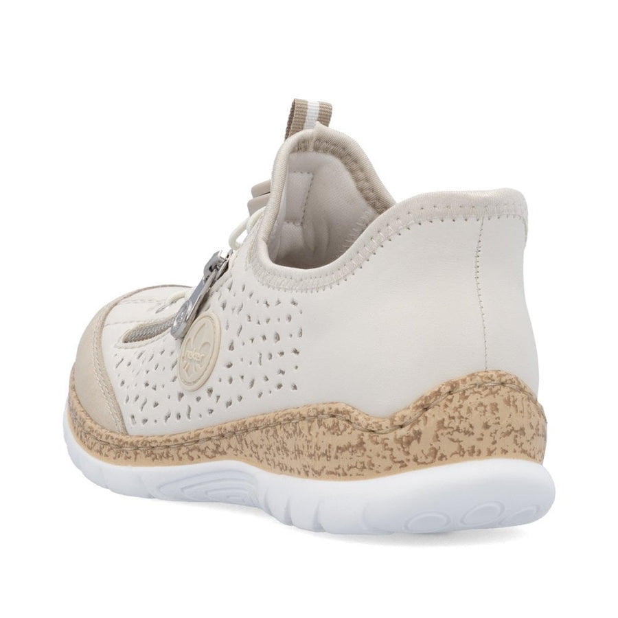Rieker N42V3-60 Perle/Porzellan/Perlcreme