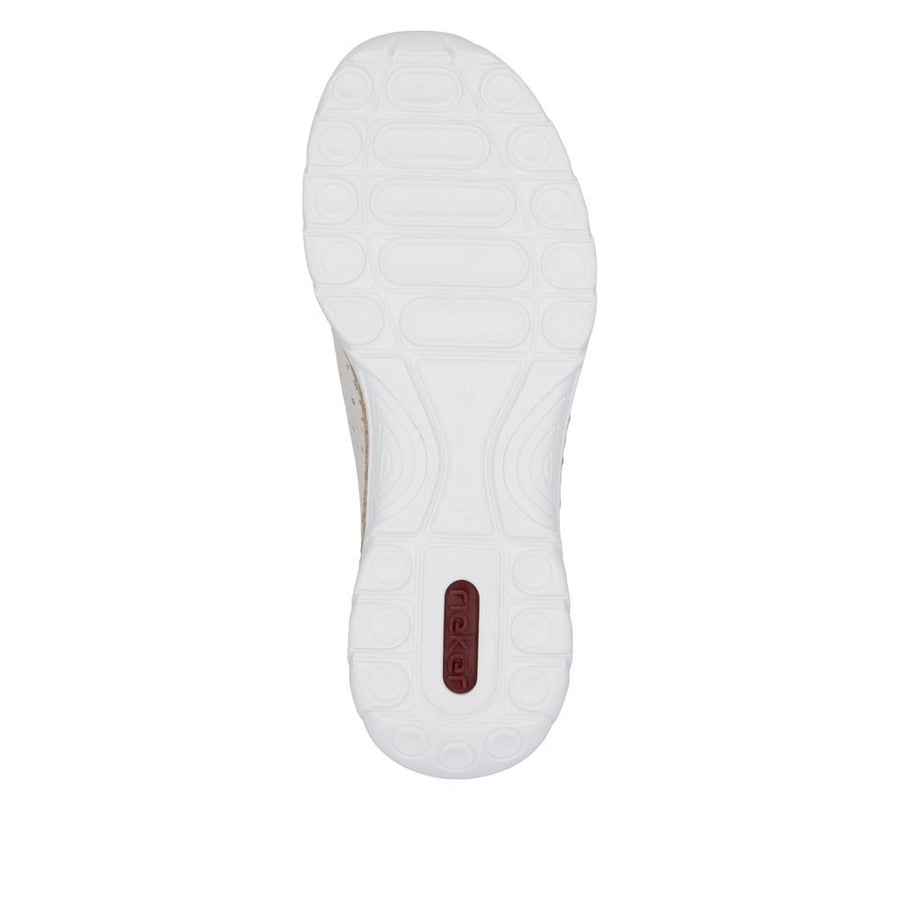Rieker N42V3-60 Perle/Porzellan/Perlcreme