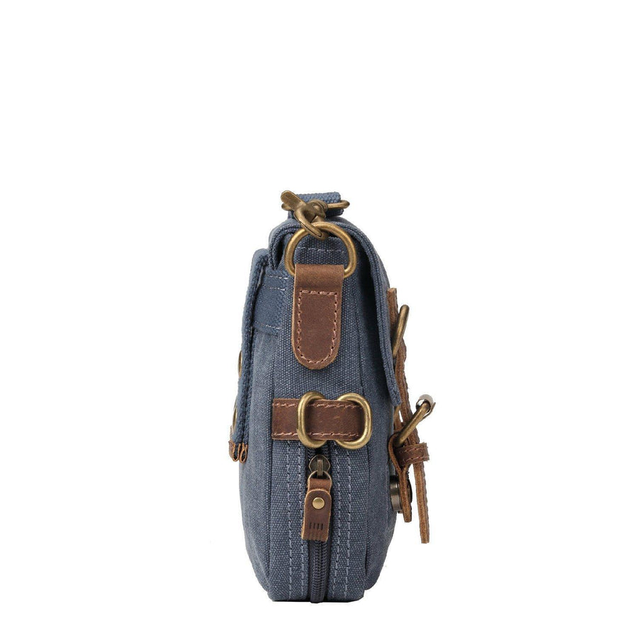 Troop London TRP0111 Across Body Bag in Blue