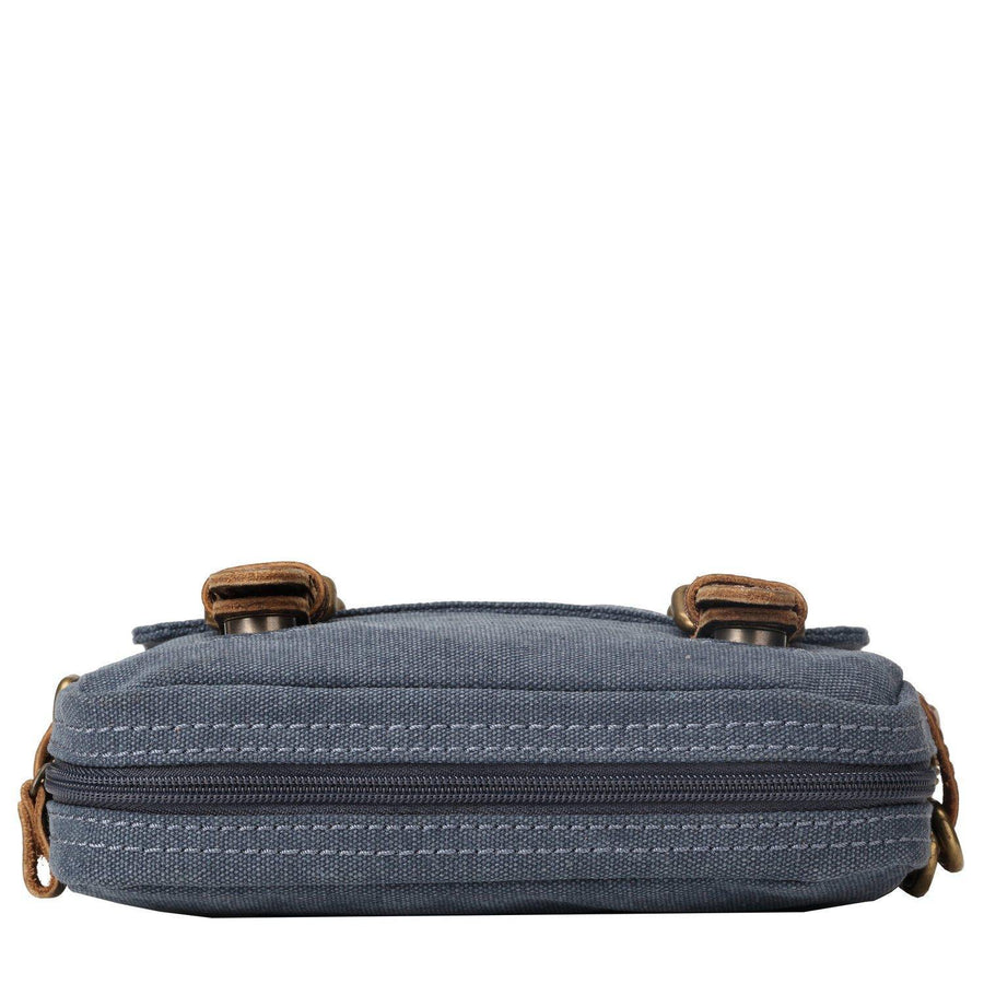 Troop London TRP0111 Across Body Bag in Blue
