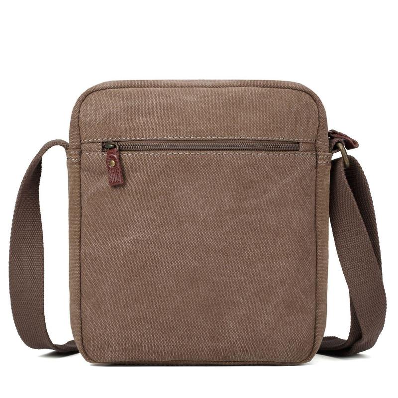 Troop London TRP0218 Classic Across Body Bag in Brown