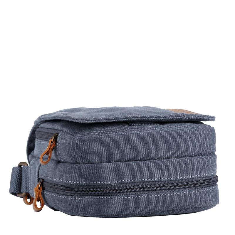 Troop London TRP0220 Classic Across Body Bag in Blue