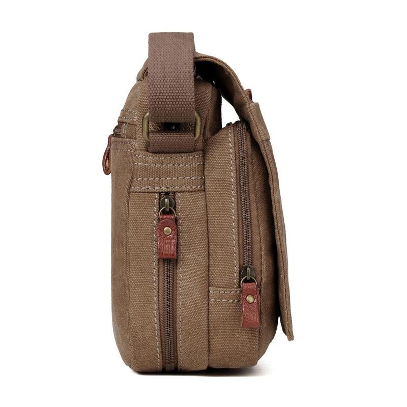 Troop London TRP0220 Across Body Bag in Brown
