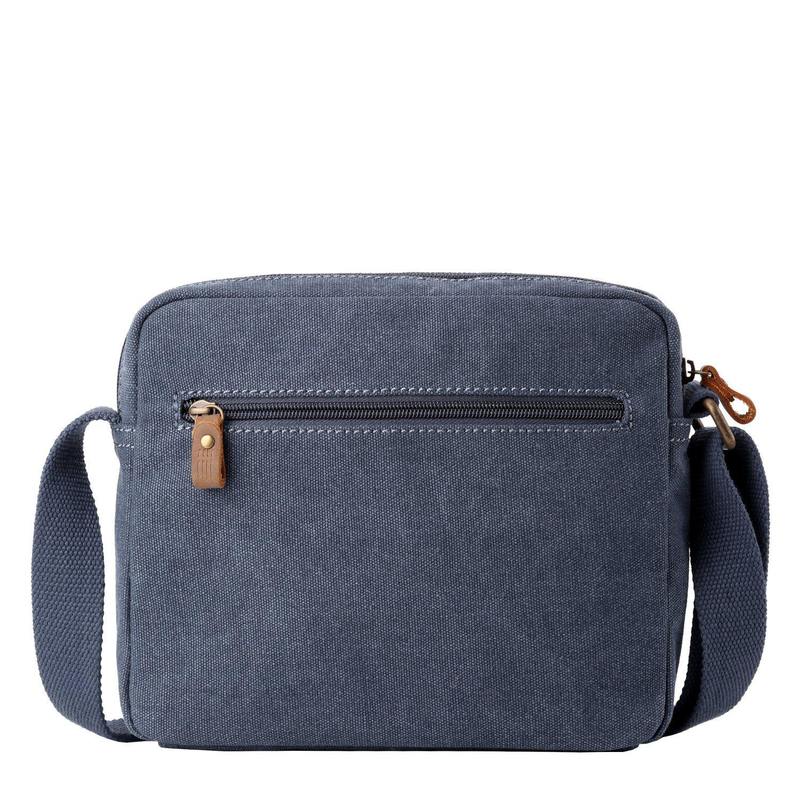Troop London TRP0235 Classic Across Body Bag in Blue