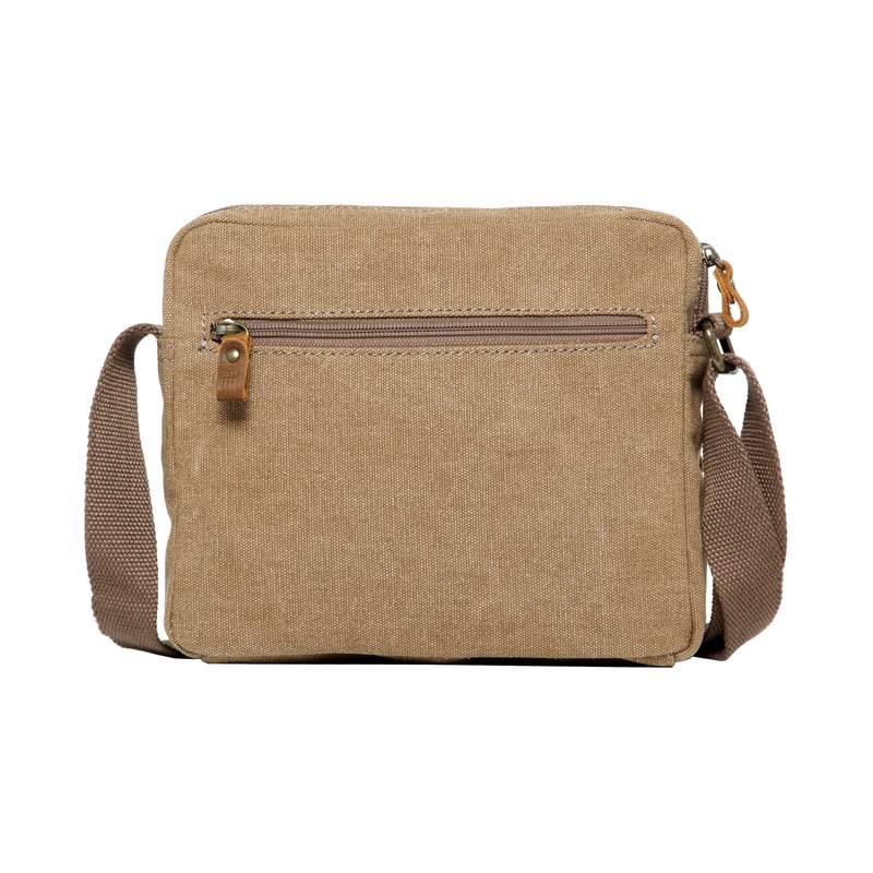 Troop London TRP0235 Classic Across Body Bag in Brown