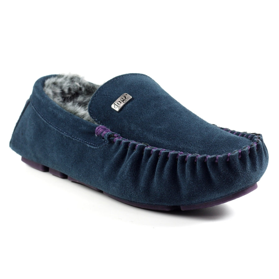Lunar KMD014 Percy II Navy Suede