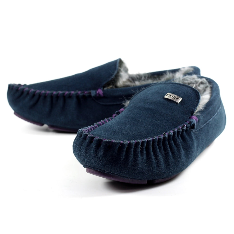 Lunar KMD014 Percy II Navy Suede