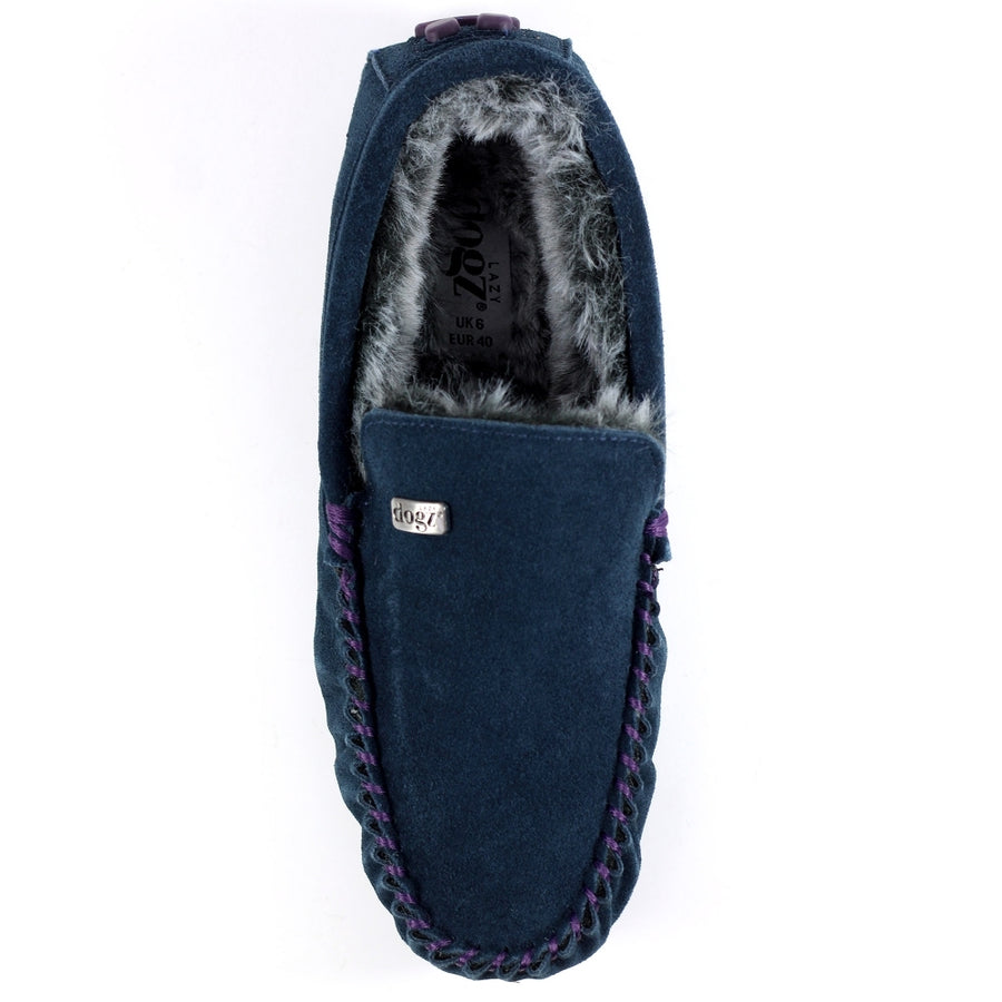 Lunar KMD014 Percy II Navy Suede