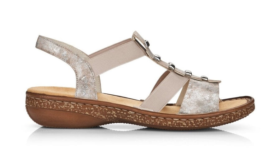 Rieker 62850 90 Rose Metallic